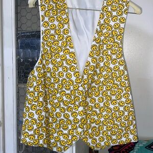 Vintage Smiley Face Vest